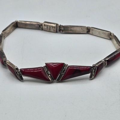 LOT 107J: Three Sterling Silver Bracelets / 32.6 gtw