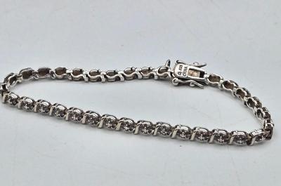 LOT 107J: Three Sterling Silver Bracelets / 32.6 gtw