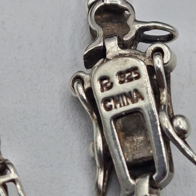 LOT 107J: Three Sterling Silver Bracelets / 32.6 gtw