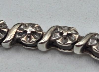 LOT 107J: Three Sterling Silver Bracelets / 32.6 gtw