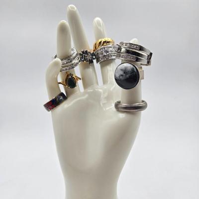 LOT 108J: Multiple Costume Jewelry Rings
