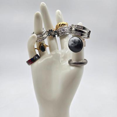 LOT 108J: Multiple Costume Jewelry Rings