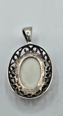 LOT 112J: Three Sterling Silver Pendants / 11.8 gtw