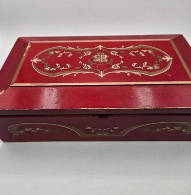 LOT 119: Jewelry Craft and Repair Lot in Princess Marcella Musical Jewelry Box and More