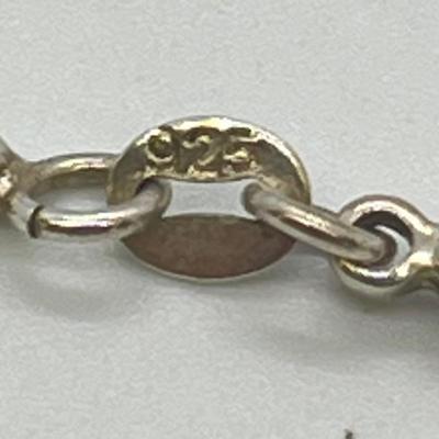 LOT 128: Sterling Silver Religious Pendants and Necklaces - 29.8 gtw