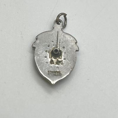 LOT 128: Sterling Silver Religious Pendants and Necklaces - 29.8 gtw