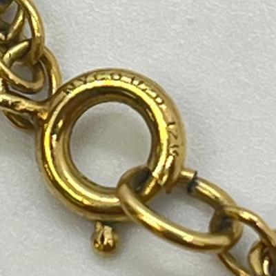 LOT 129: Gold Filled Neckaces w/ Religious Pendants