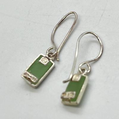 LOT 133: Sterling Silver Pierced Earrings - 15.8 gtw