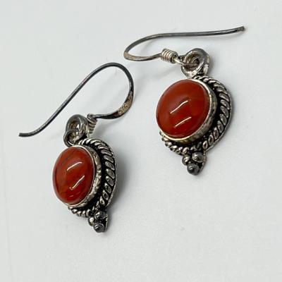 LOT 133: Sterling Silver Pierced Earrings - 15.8 gtw