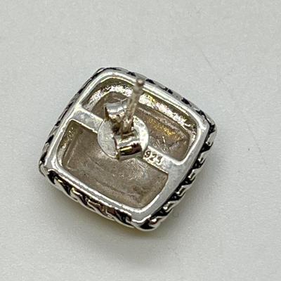 LOT 133: Sterling Silver Pierced Earrings - 15.8 gtw