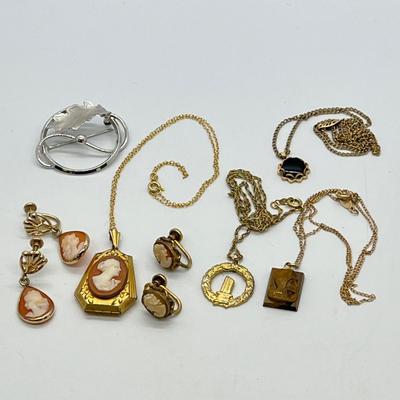 LOT 134: Gold Filled Jewelry Collection