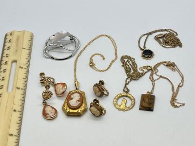 LOT 134: Gold Filled Jewelry Collection