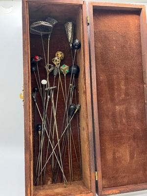 LOT 136: Vintage / Antique Hat Pins / Stick Pins