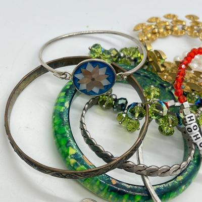 LOT 137: Vintage Costume Jewelry in Decorative Box