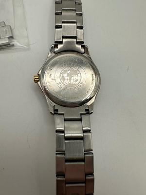 Citizen Eco-Drive Women’s Two-Tone Watch with Crystal Bezel