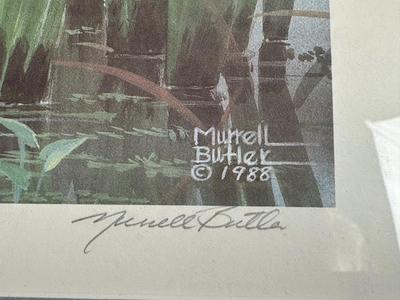 Murrell Butler Signed Limited Edition Framed Print The Crawfish Hunters