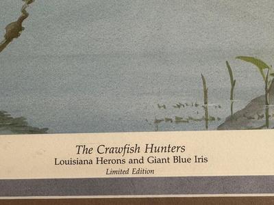 Murrell Butler Signed Limited Edition Framed Print The Crawfish Hunters