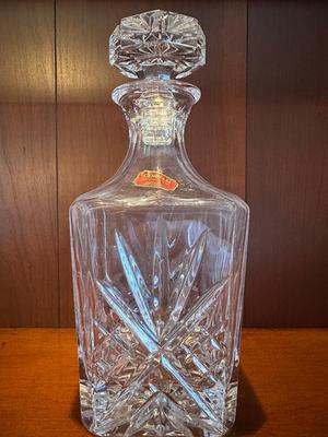 Gorham Crystal Diamond Cut Decanter