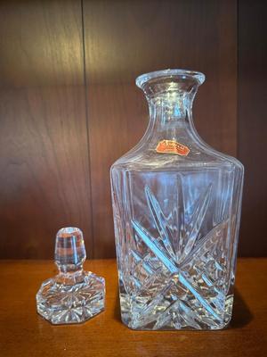 Gorham Crystal Diamond Cut Decanter
