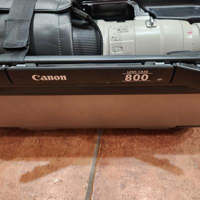 Canon EF 800mm 1:5.6 L IS USM Ultrasonic lens 12819 with Trunk and Cover