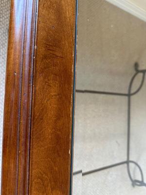 Beveled Glass-Top Coffee Table & Matching End Table with Metal Swan Base