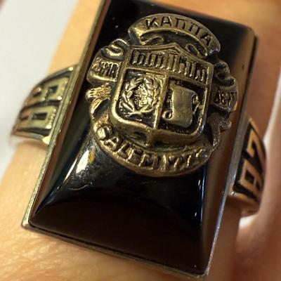 Salem 1987 10K Gold Class Ring by Jenkins (K-HS)