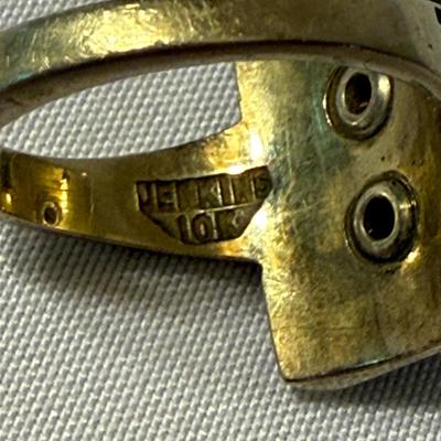 Salem 1987 10K Gold Class Ring by Jenkins (K-HS)