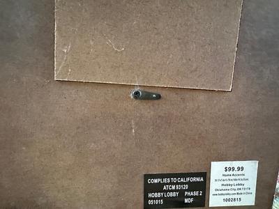 Farmhouse-Style Wall Shelf with Frames & Hooks