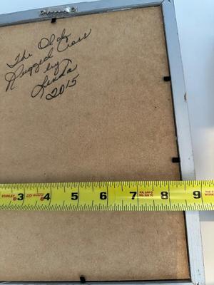 Handmade Seashell Cross Wall Art in Shadowbox Frame