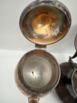 Pair of Vintage Silverplate Coffee/Teapots