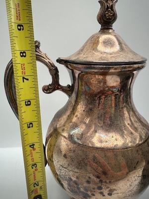 Pair of Vintage Silverplate Coffee/Teapots