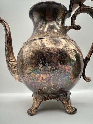 Pair of Vintage Silverplate Coffee/Teapots