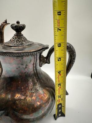 Pair of Vintage Silverplate Coffee/Teapots