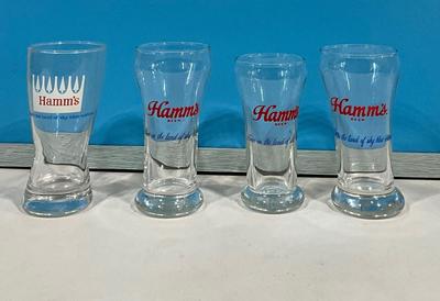 Hamm’s Beer Glasses, 5 3/4”