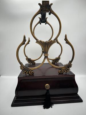 Vintage Bombay Co. Wine Rack With Drawer