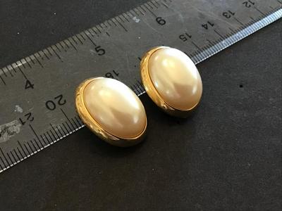 Givenchy Faux Pearl Earrings. Great Condition