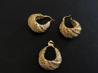 Beautiful Earrings and Pendant set