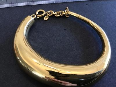 SeZane Designer Lou Bracelet Gold Plated Signed