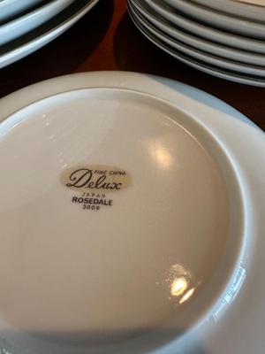 Vintage Deluxe Fine China “Rosedale 3009” Dinnerware Set – Japan