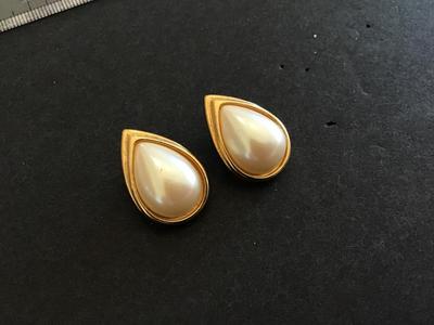 Vintage Faux Pearl Earrings