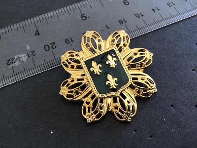 Fleur De Lis Brooch