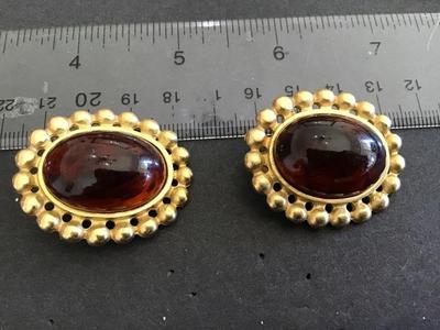 Gorgeous Chunky Vintage Earrings
