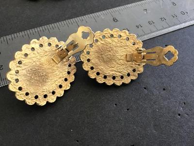 Gorgeous Chunky Vintage Earrings