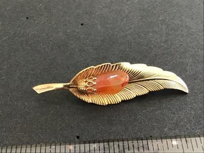 Stone Brooch