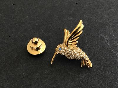 Vintage Hummingbird Pin