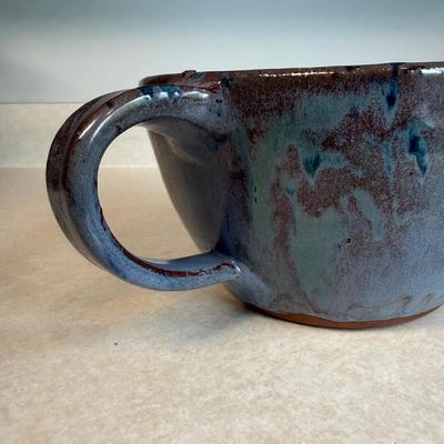 Local Brown’s Pottery Handled Mixing Bowl & Pie Plate (K-HS)