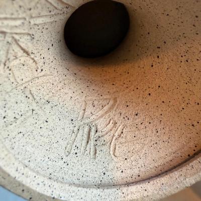 Set of Six Beautiful Blue Handmade Pottery Goblets by Arch Pike (K-HS)