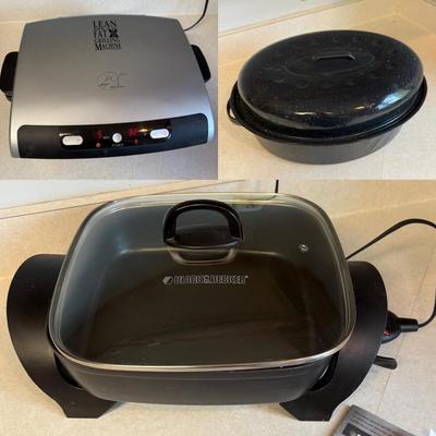 George Foreman Grilling Machine, Black & Decker Electric Skillet, & More (K-HS)