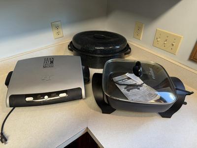 George Foreman Grilling Machine, Black & Decker Electric Skillet, & More (K-HS)