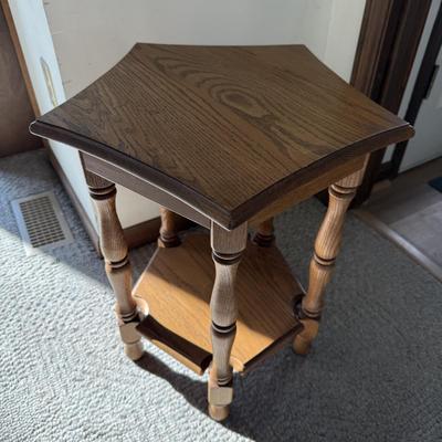 Pentagonal Wooden Side Table (D-HS)